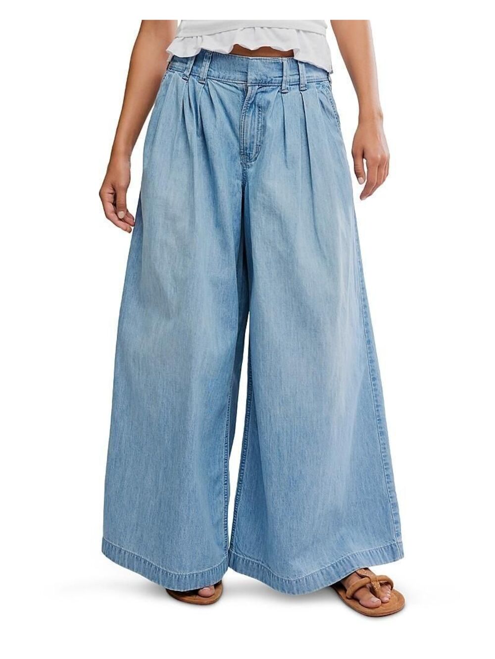 Free People Scout High Rise Wide Leg Jeans